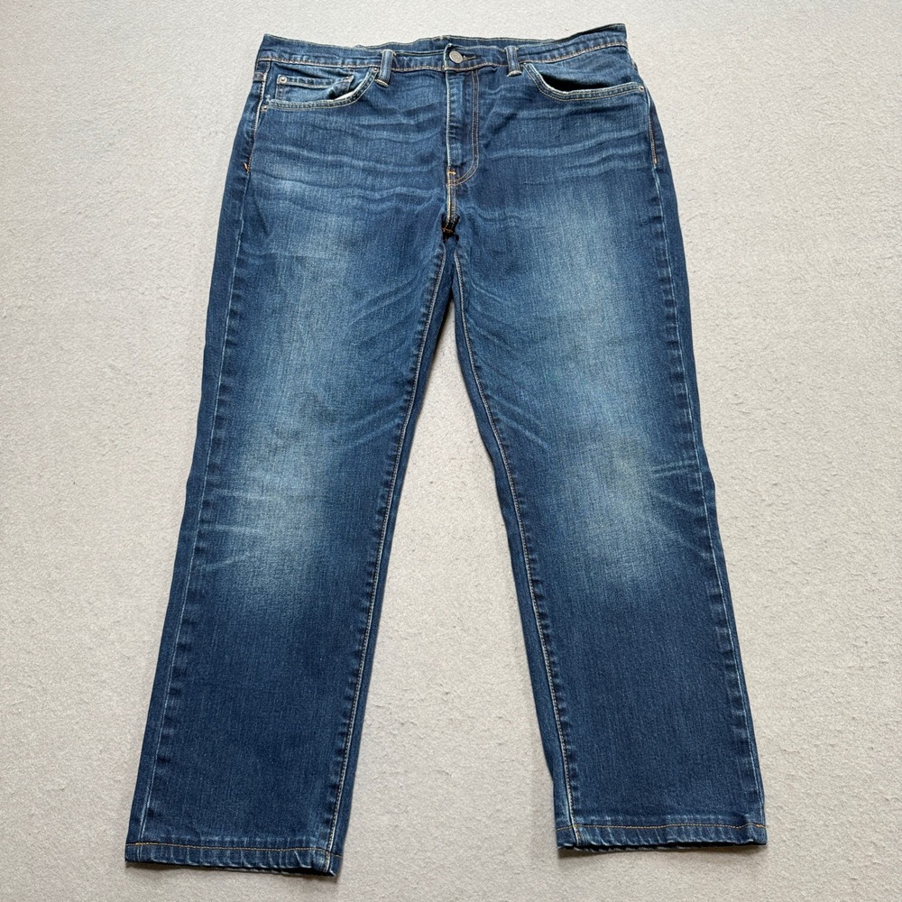 Levi's 511 Jeans Men's 36x32 Blue Denim Tapered Leg Original Fit Whiskered Retro